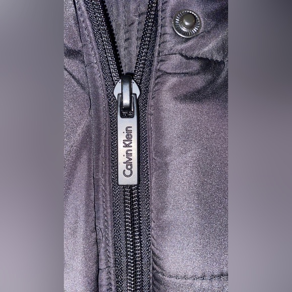 Calvin Klein Womens Black Quilted Faux Fur Puffer Vest Outerwear - Picture 15 of 16